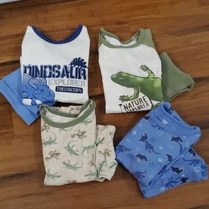 4 pack of boys summer pajamas